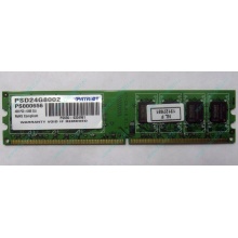 Модуль оперативной памяти 4Gb DDR2 Patriot PSD24G8002 pc-6400 (800MHz)  (Камышин)