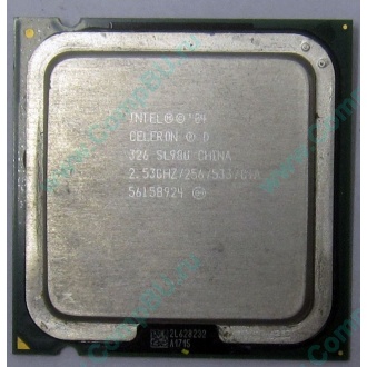 Процессор Intel Celeron D 326 (2.53GHz /256kb /533MHz) SL98U s.775 (Камышин)