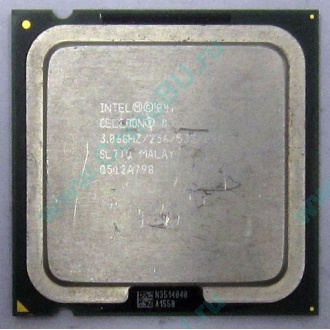 Процессор Intel Celeron D 345J (3.06GHz /256kb /533MHz) SL7TQ s.775 (Камышин)